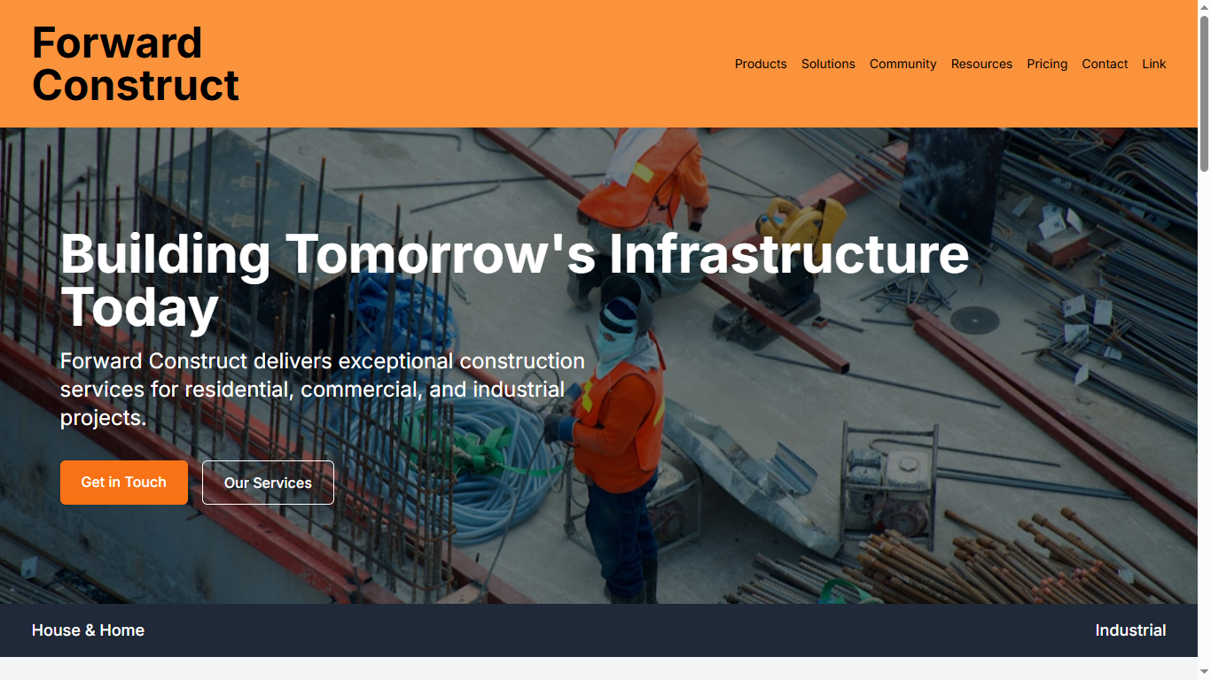 Forward Construct Website
